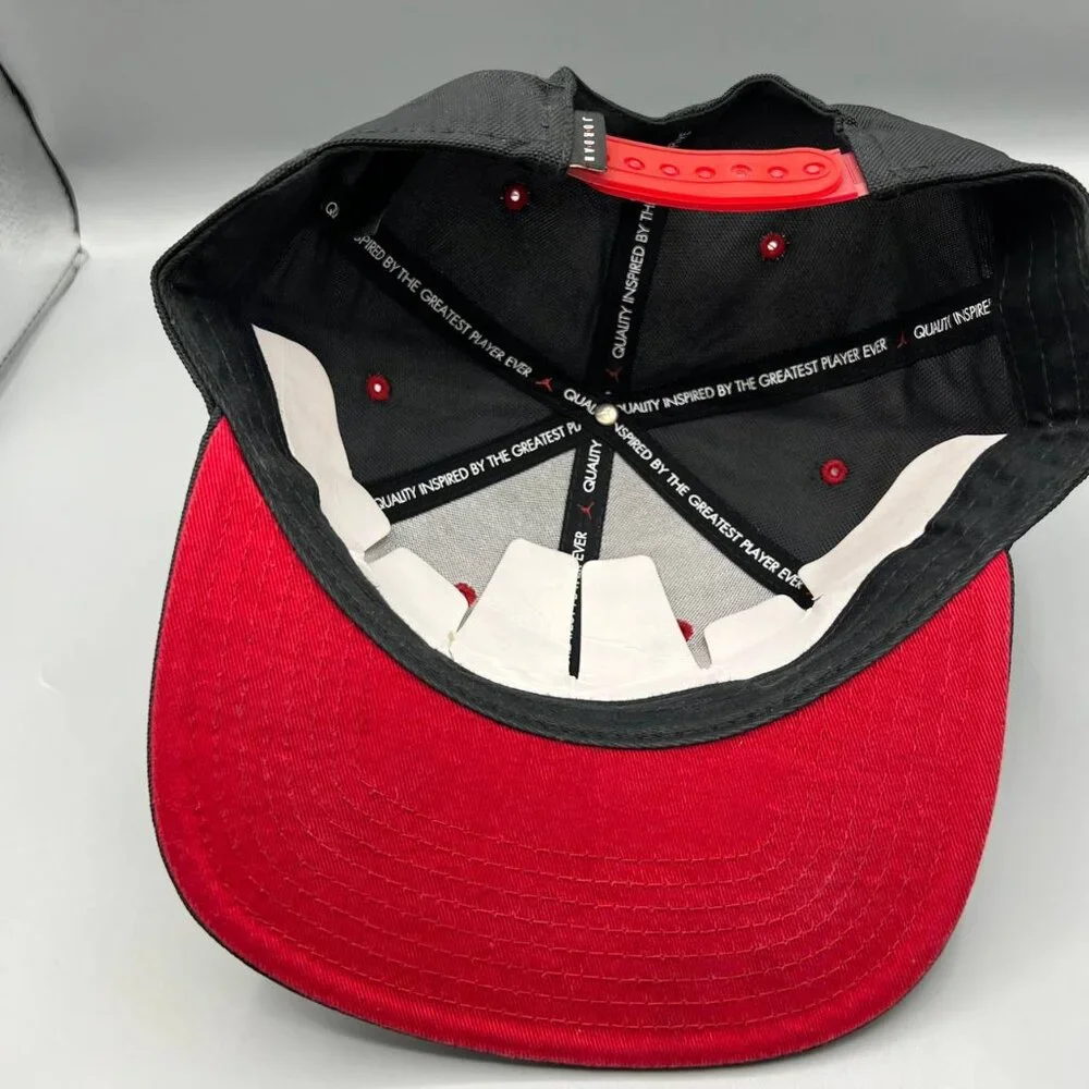 Air Jordan 11‎ Hat Men Black Red Jumpman Bred Snap Back Cap